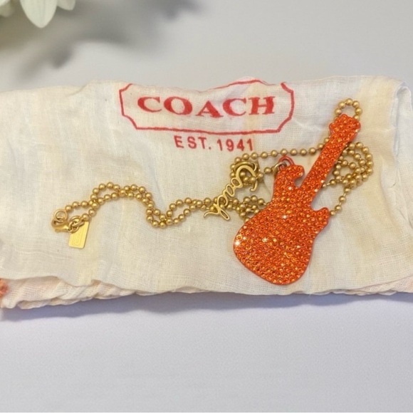 Coach Orange Guitar Key Holder